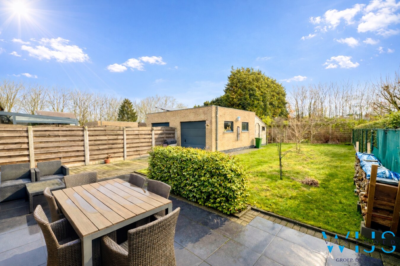 Instapklare halfopen bebouwing op rustige ligging in Doornzele/Evergem 