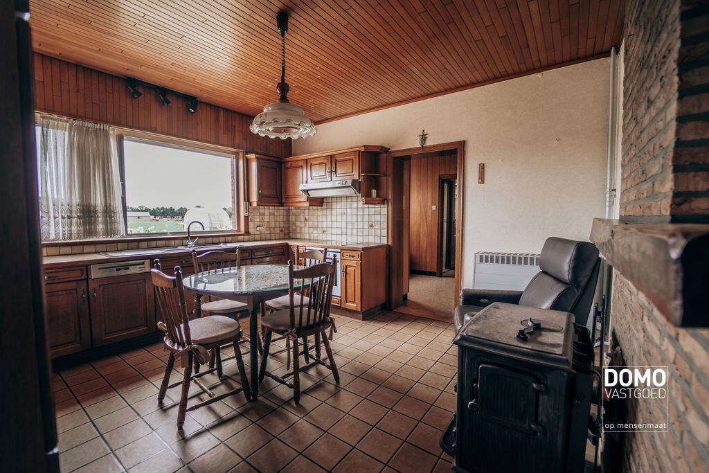 Ruime boerderij met stallingen en een prachtig groen uitzicht. 