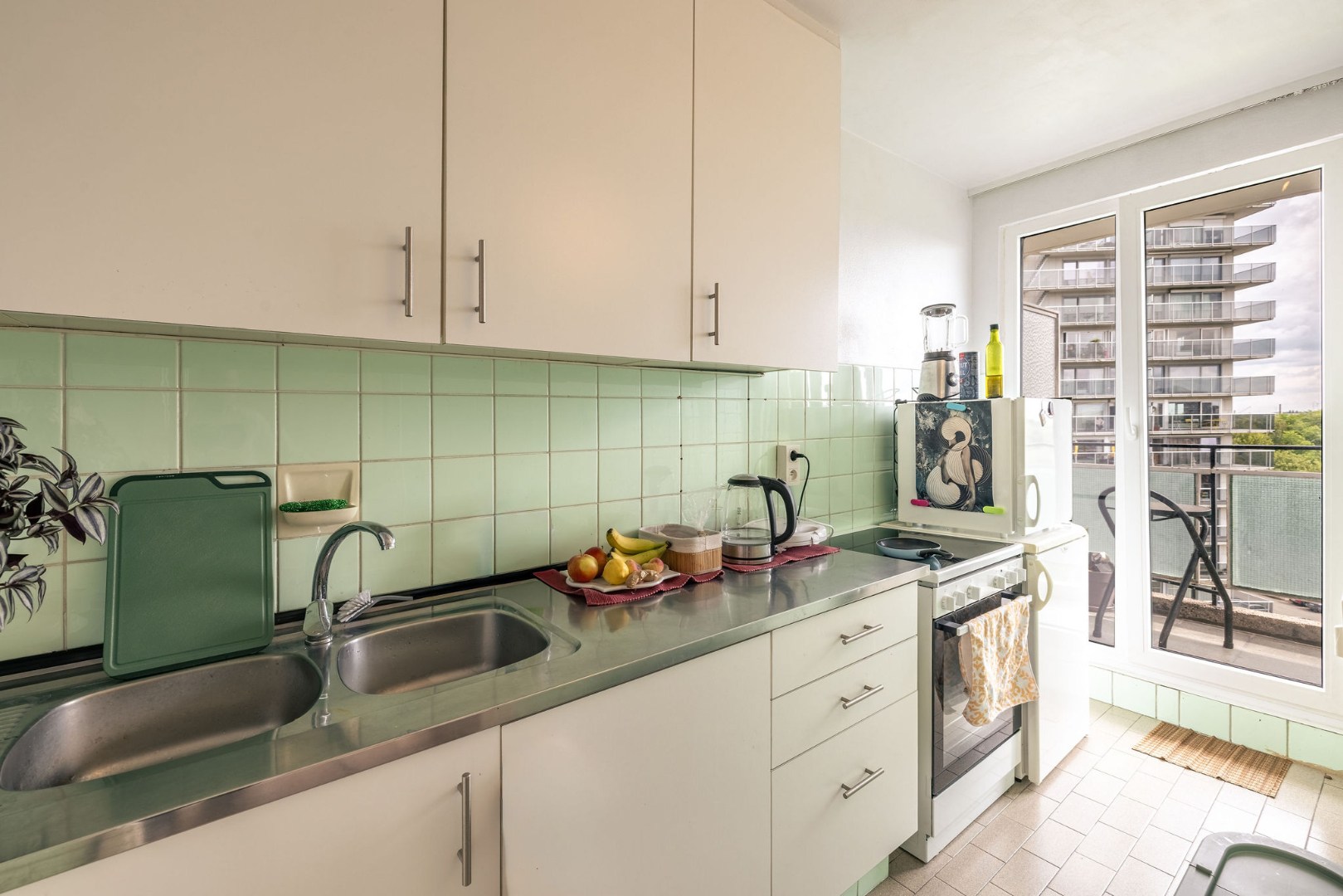 Appartement op de 8ste verdieping met panoramische zichten over Gent 