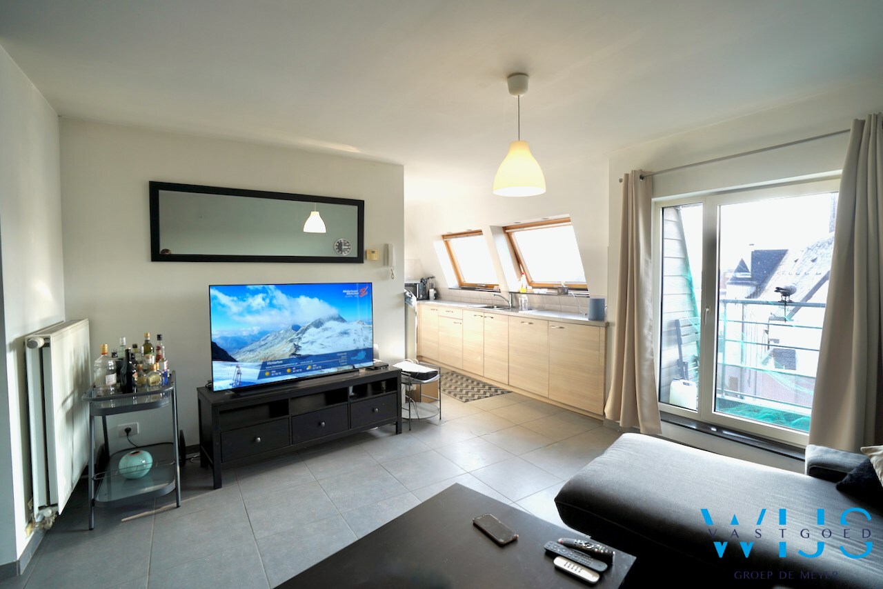 Super gezellig dakappartement met 1 slaapkamer in hartje Assenede ! 