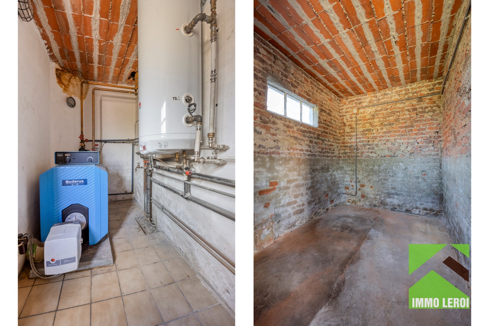 Achterbouw met CV en opslagruimte