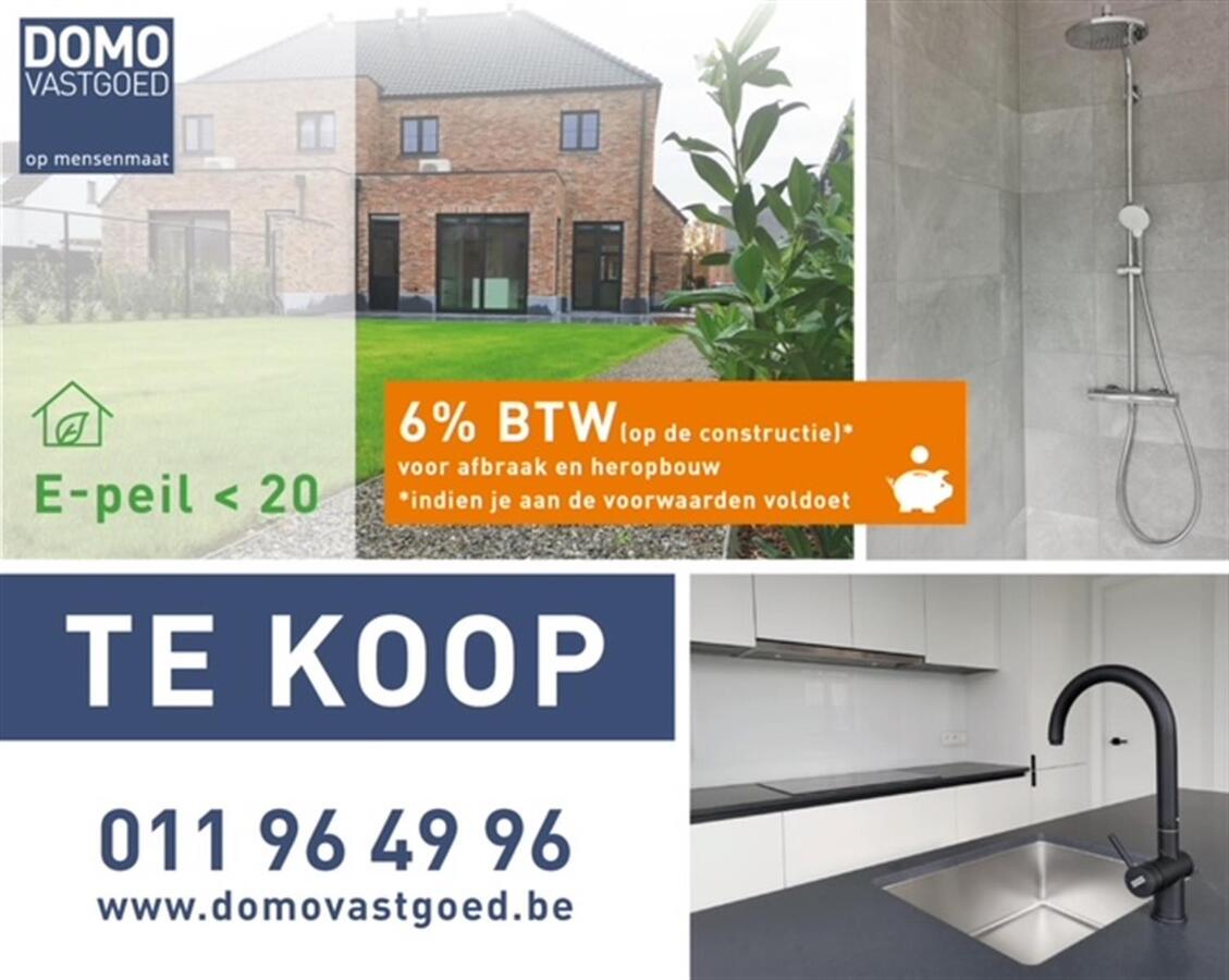 Ruime halfopen bebouwing. Volledig afgewerkte instapklare nieuwbouw. 