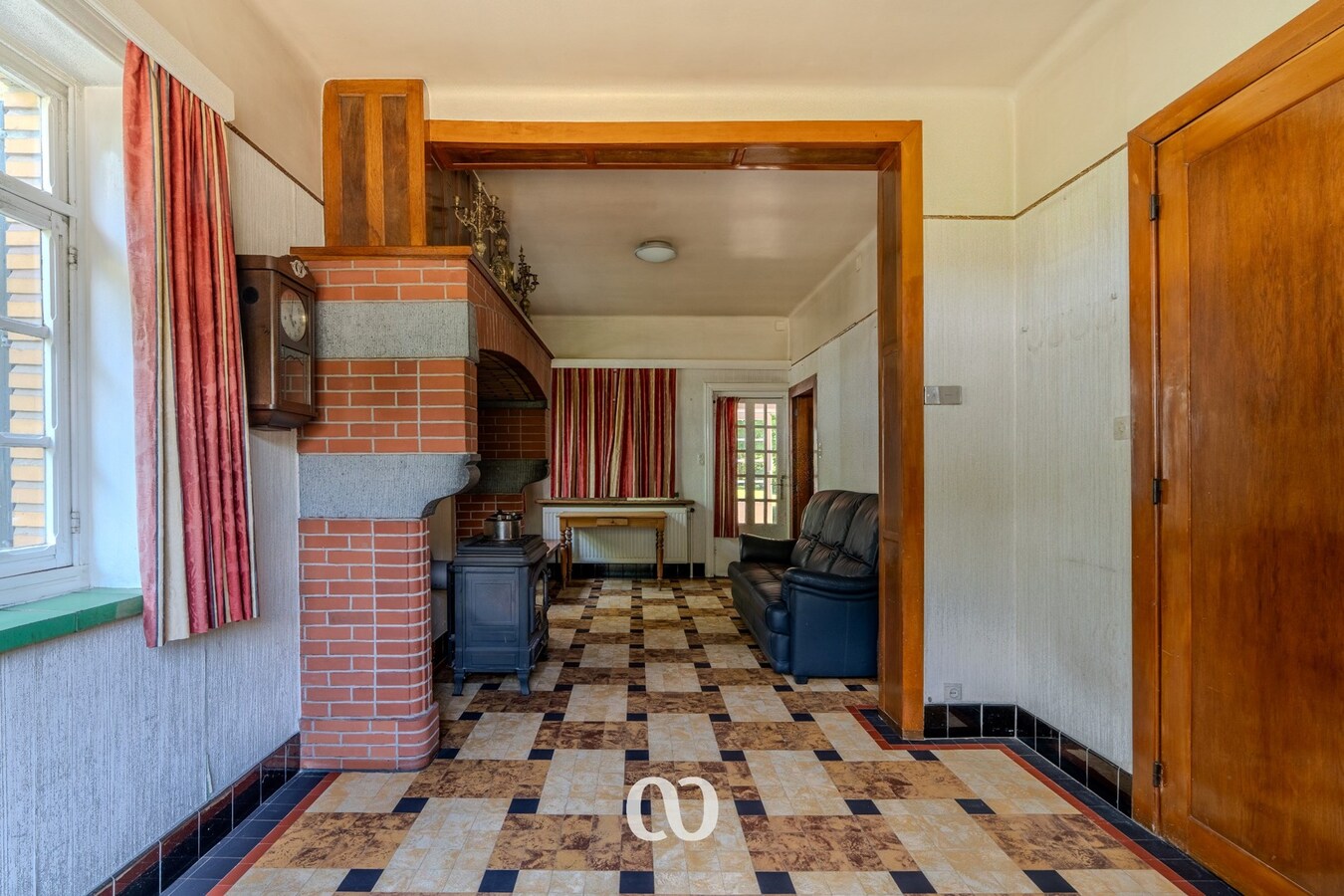 Authentieke Art Deco-villa met weilanden in Sint-Maria Latem 