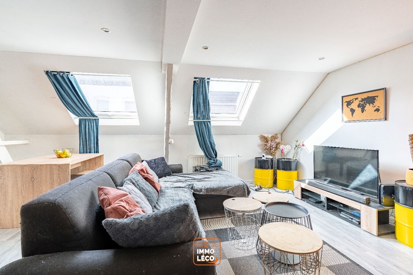 Appartement “DUPLEX” 3 chambres à quelques pas de la gare de Mouscron. 