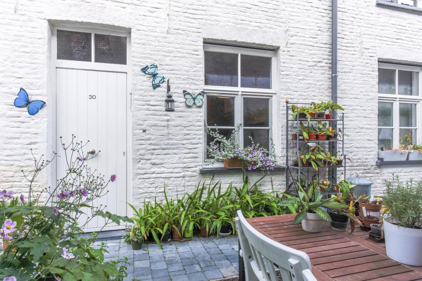 Gezellige werkmanshuisje met terras te Gent 