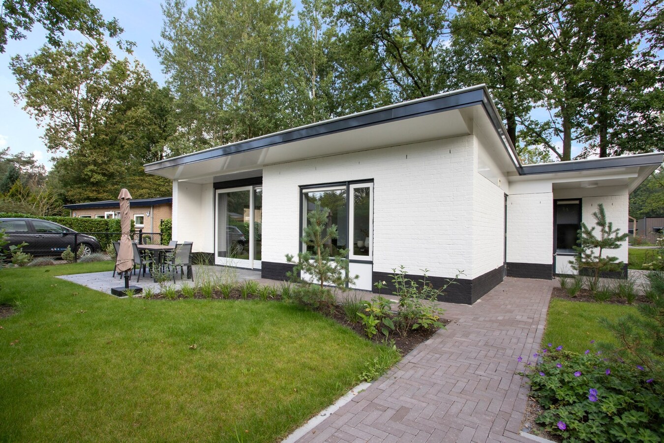 Vrijstaande recreatiewoning met 3 slaapkamers op resort 'De Brabantse Kempen'. 