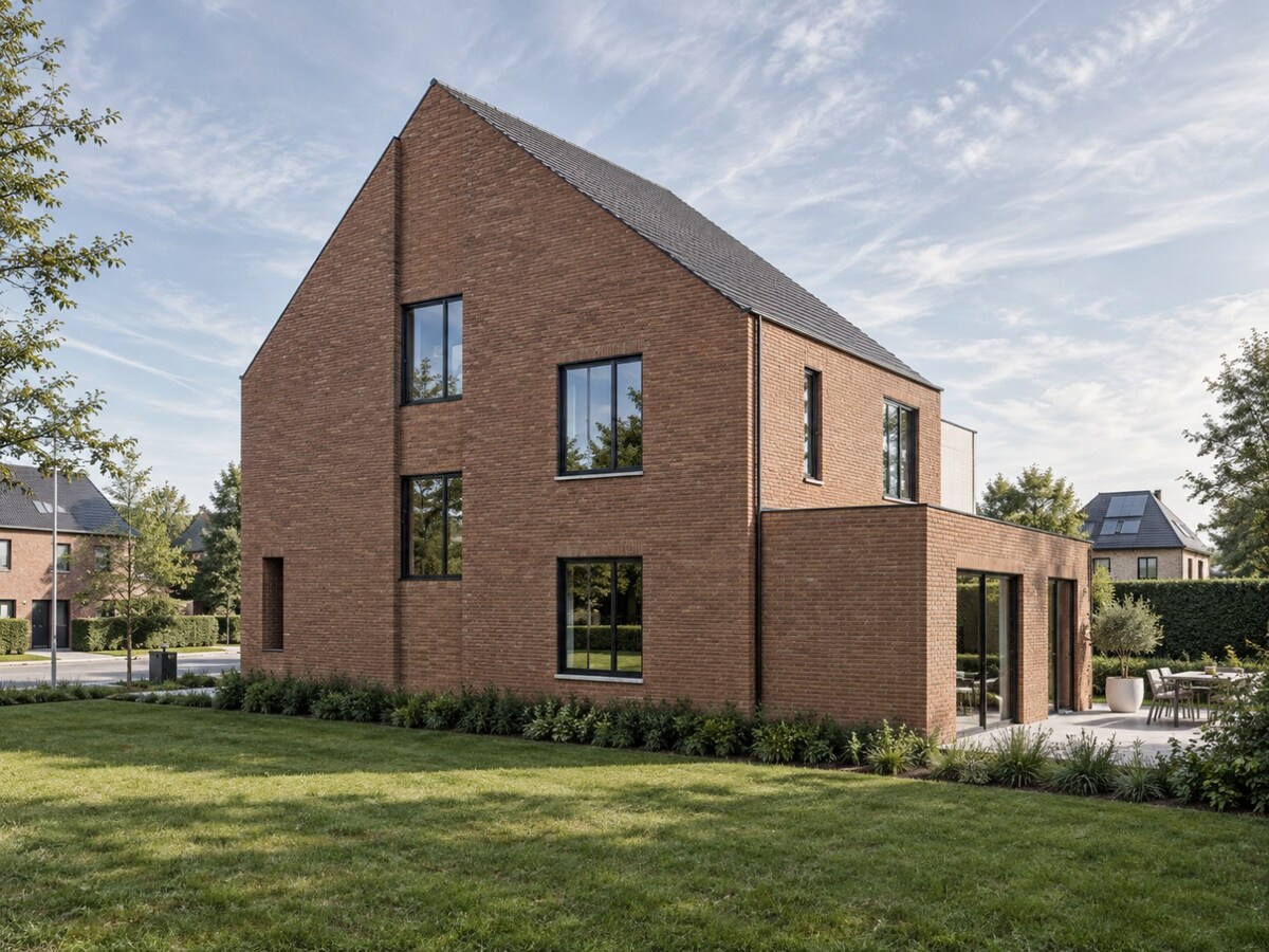 Ruime CASCO BEN-woning op goede locatie te Oordegem 