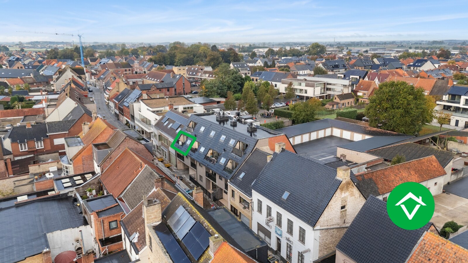 Recent en energiezuinig appartement (label B) op een boogscheut van de markt van Koekelare 