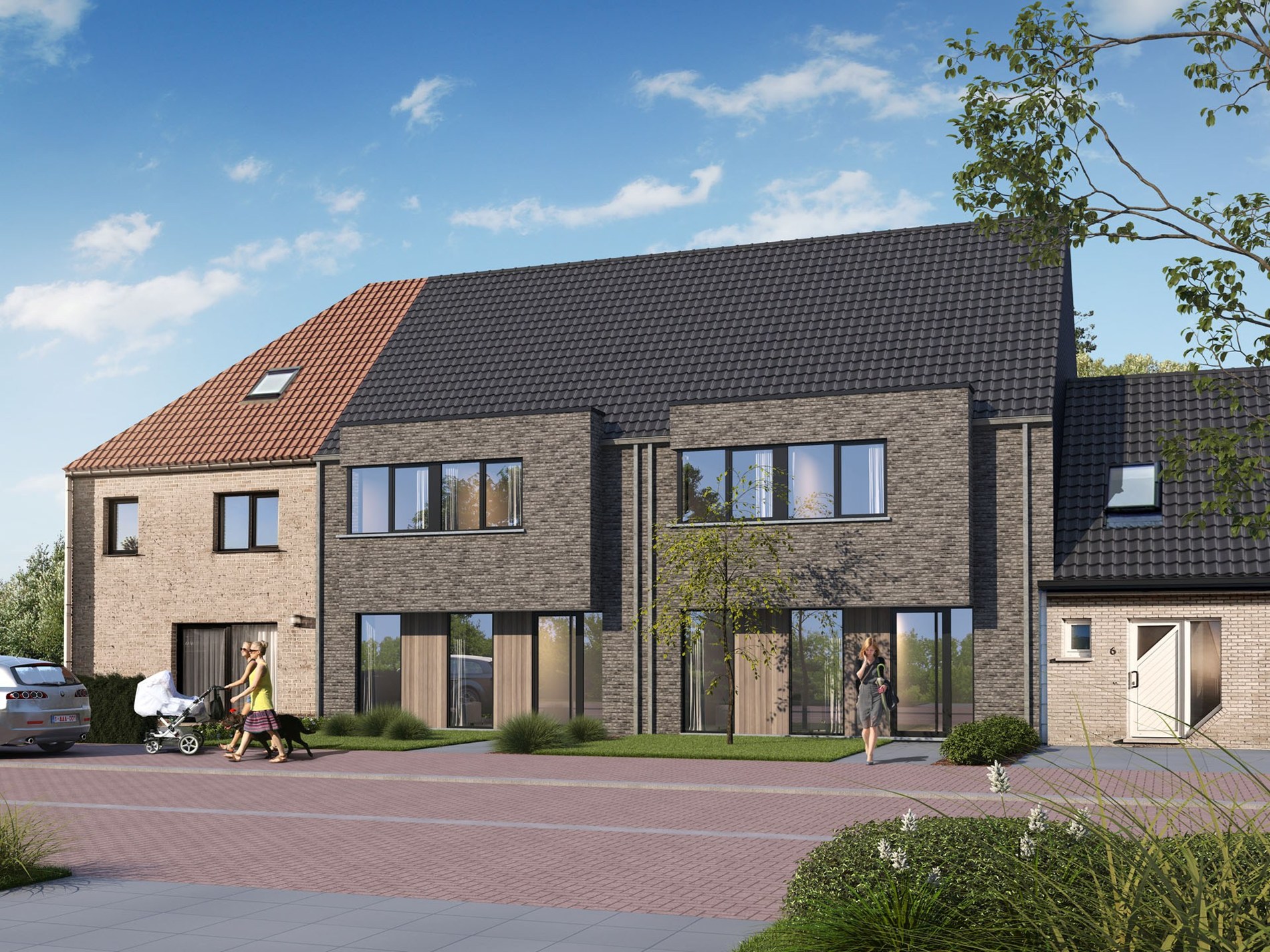 Moderne BEN-nieuwbouwwoning met warmtepomp, zonnepanelen en vloerverwarming 