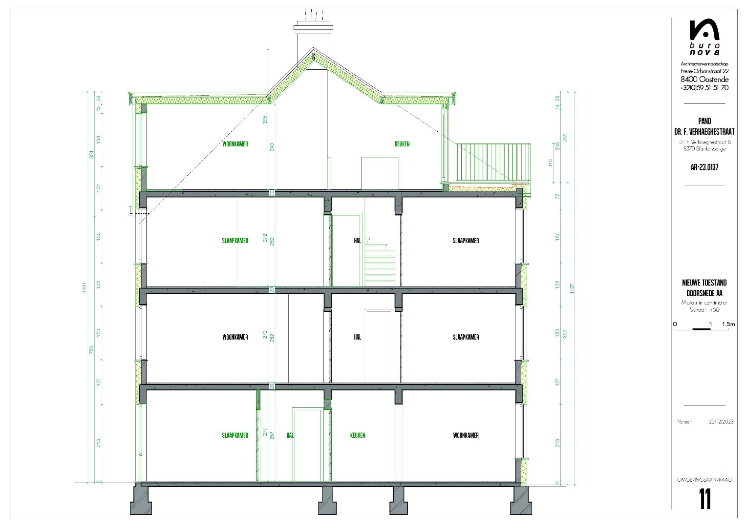 BUITENKANS! Vergunde, te renoveren meergezinswoning met 3 entiteiten 