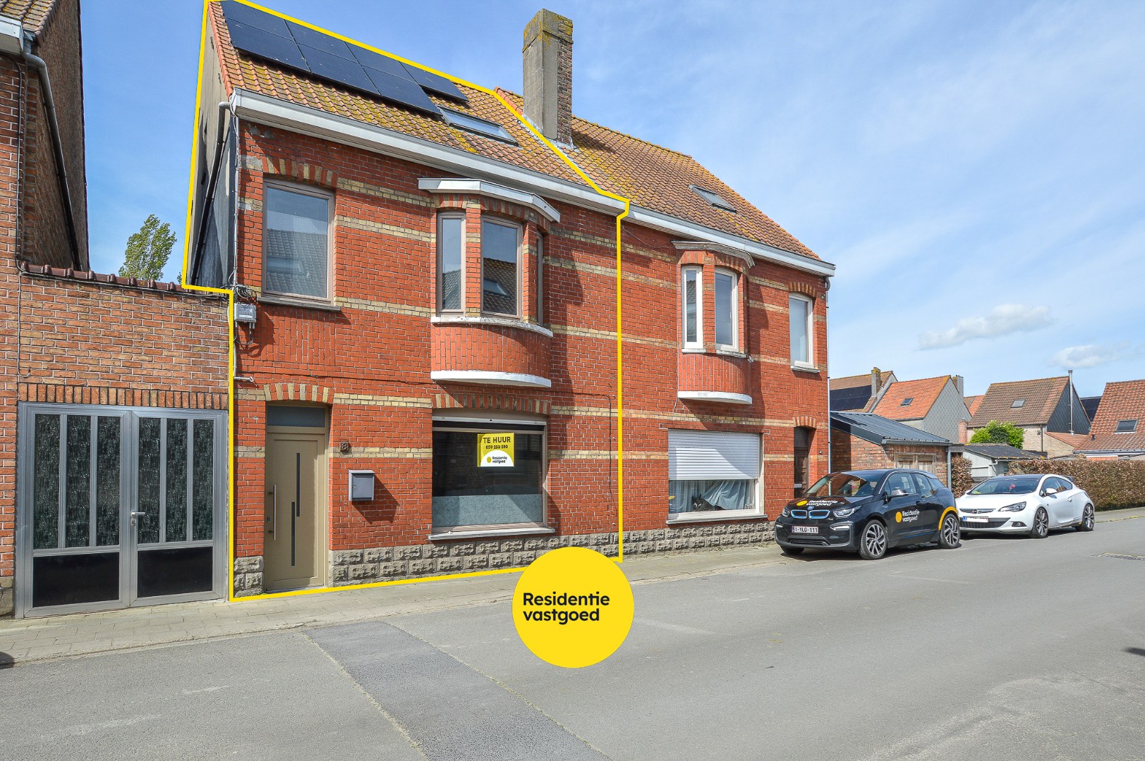 Gerenoveerde woning met 3 slaapkamers te huur nabij Centrum Oudenburg. 