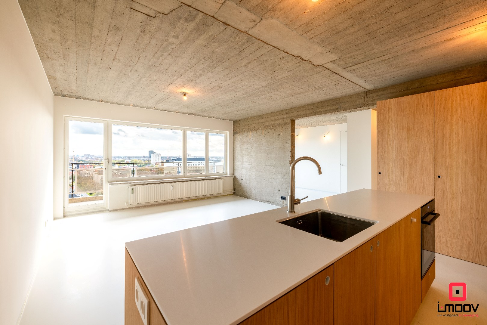 Uniek appartement te huur met twee terrassen en adembenemend uitzicht over de torens van Gent 