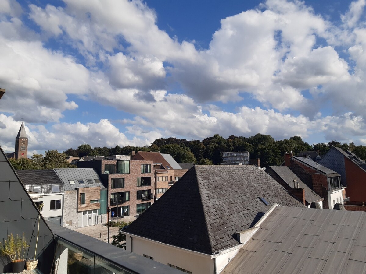 Praktisch 2 slpk-appartement met terras. 