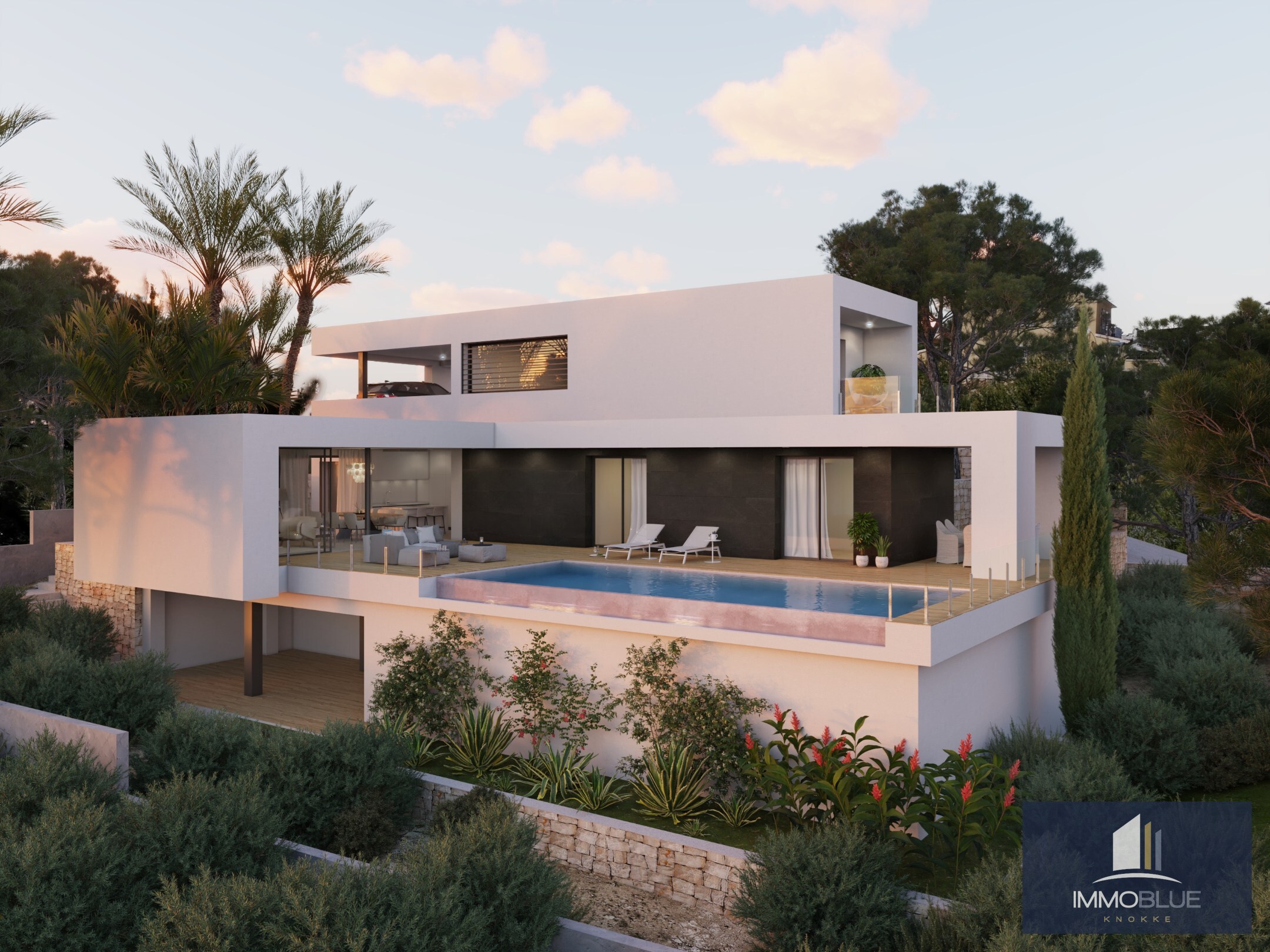 Villa élégante avec vue sur la mer 