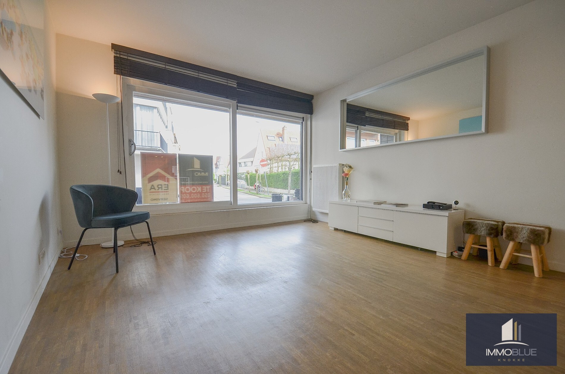 Appartement avec jardin situé au calme, à proximité de l’Avenue du Zoute. 
