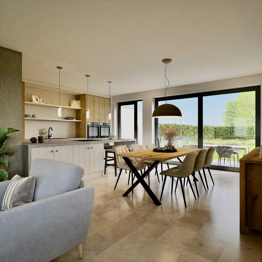 Nieuwbouwwoning in pastorale stijl met 5 slaapkamers 