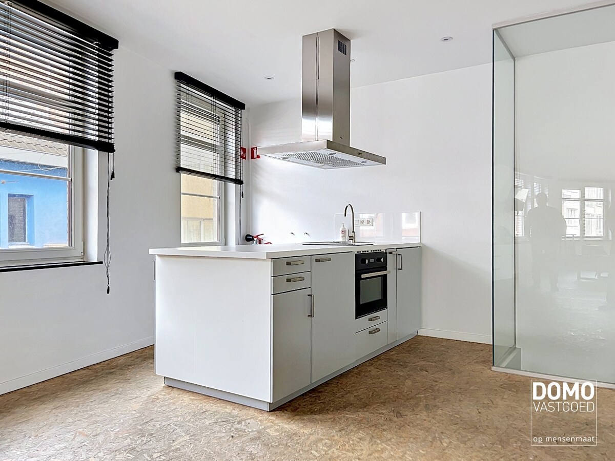 Ruim 1-slaapkamerappartement in Hasselt met loftstijl en Energielabel E, bewoonbare oppervlakte 105.00 en EPC-waarde 430.00 
