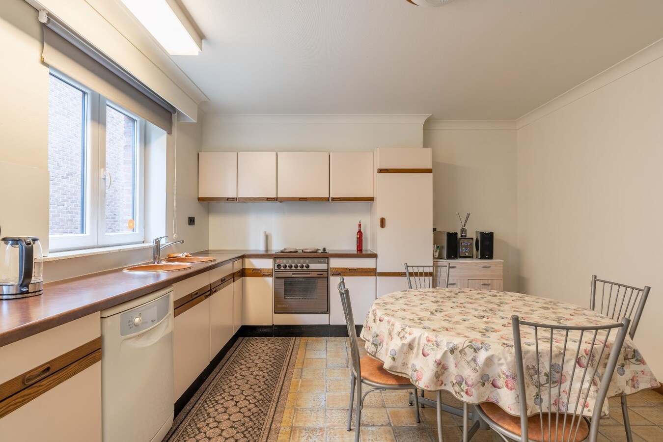 Gelijkvloers appartement met 1 slaapkamer 