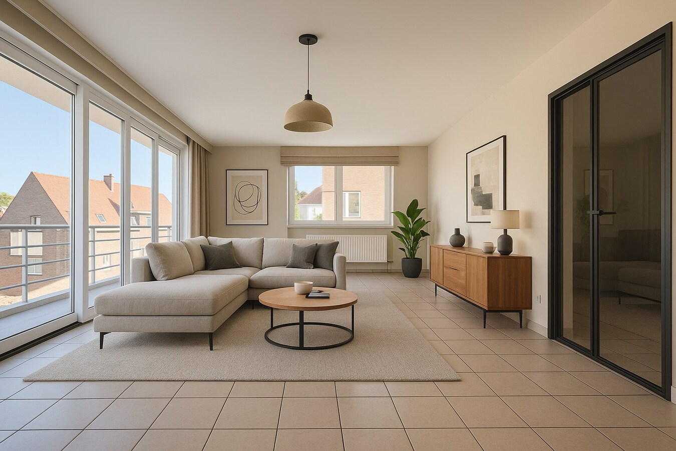 Appartement met 2 slaapkamers en 2 terrassen te Koekelare 