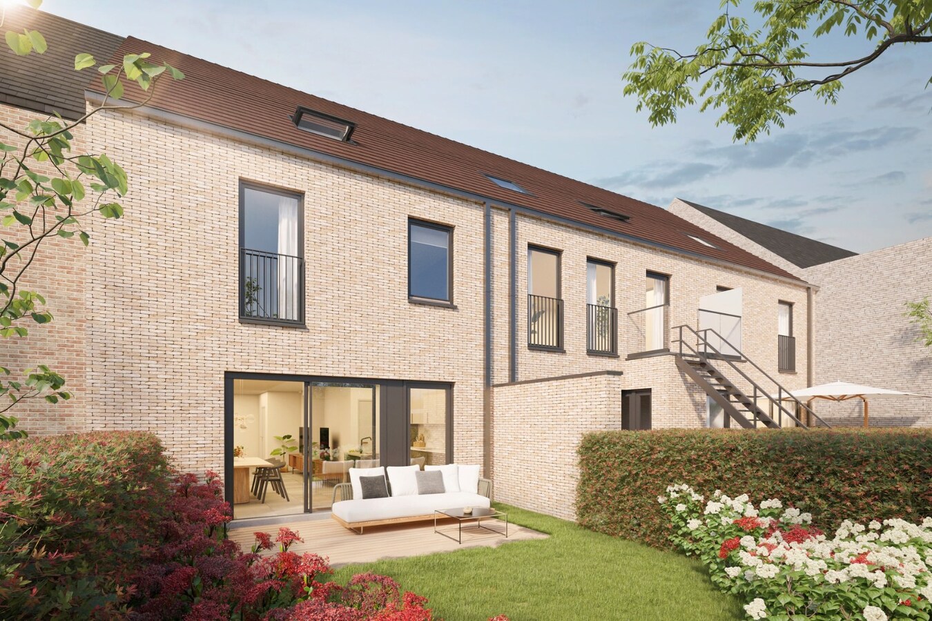 Nieuwbouwwoning met 4 slaapkamers en tuin te Lombardsijde 