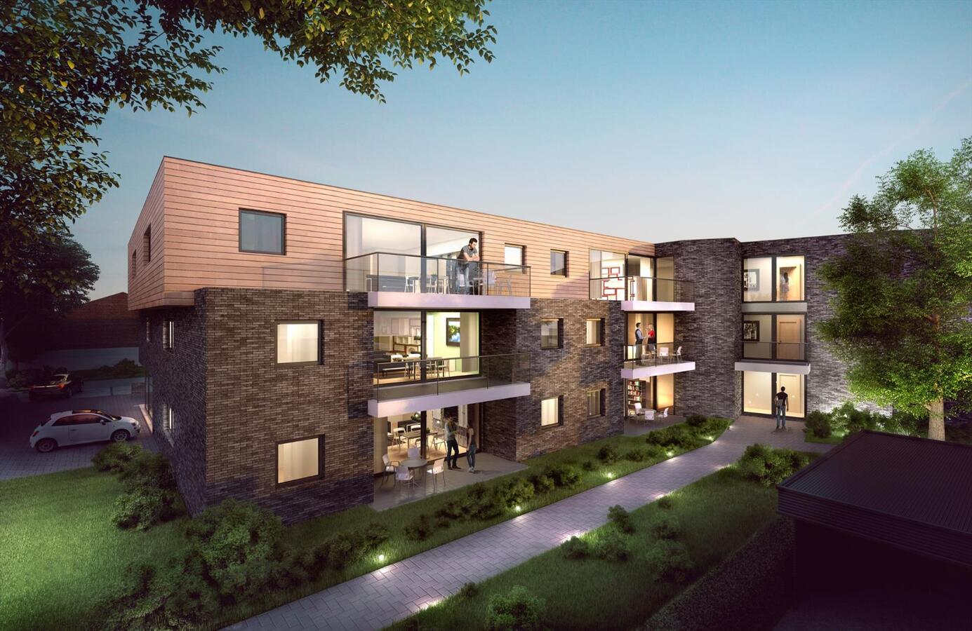 LINDEN - 2 nieuwbouwappartementen mét tuin en terras (2slks) 