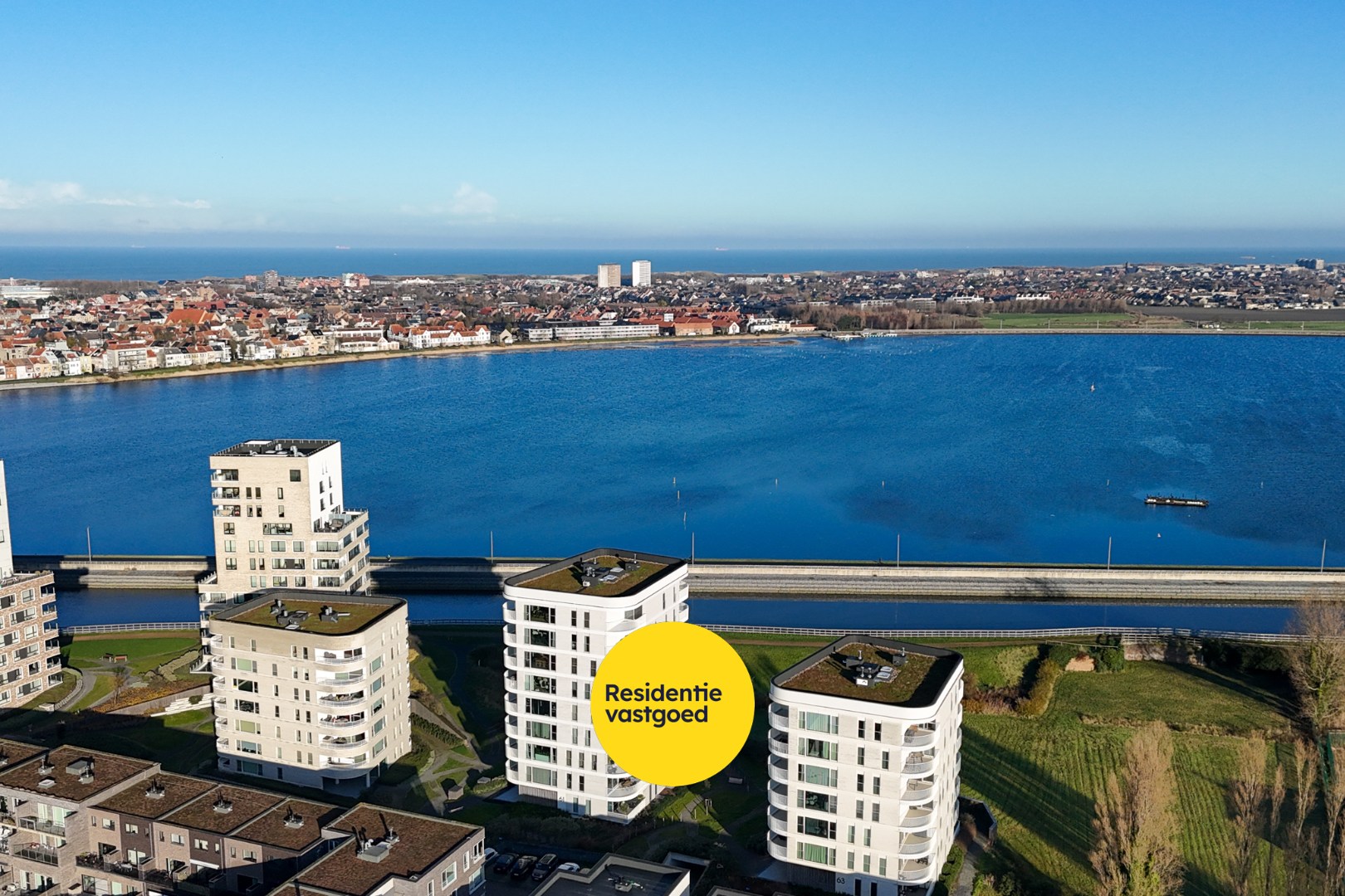 Modern energiezuinig 2-slaapkamerappartement met zicht op de Spuikom 