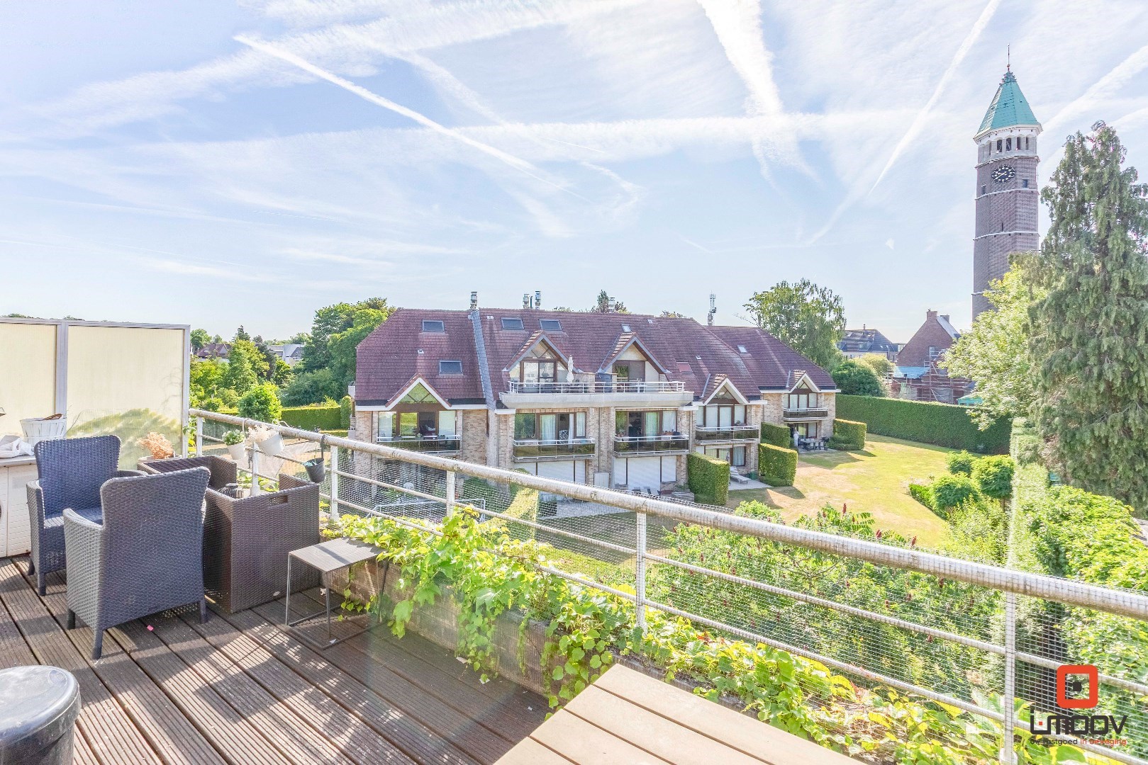 Luxe penthouse in groene omgeving 