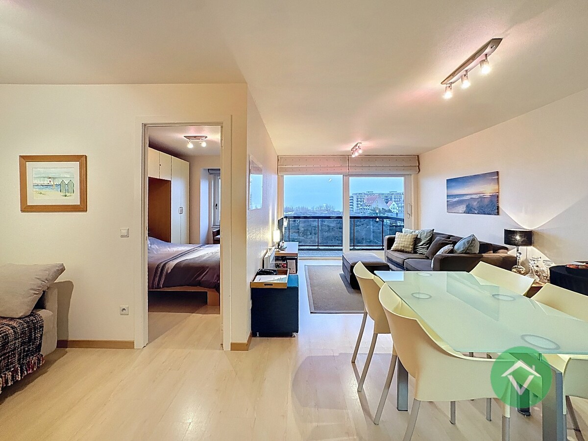 Bemeubeld appartement met zeezicht te Koksijde 