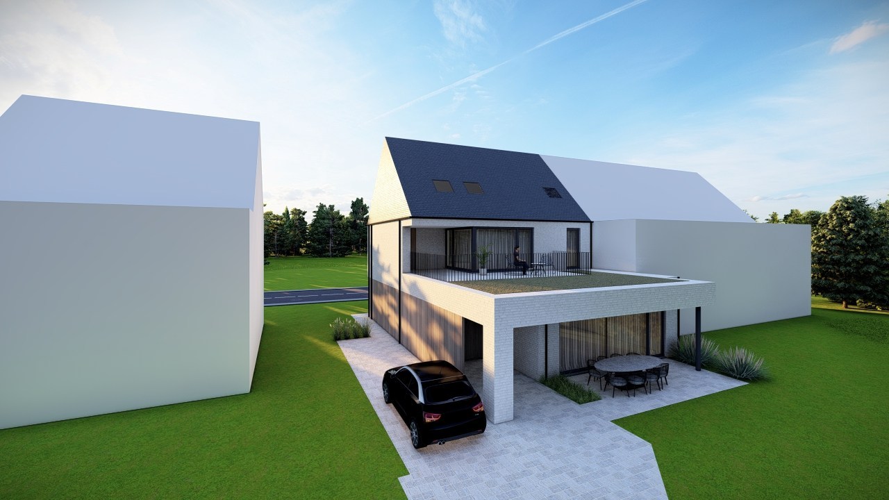 Duplex-appartement met 3 slpk. en ruim terras in Mol-Sluis 