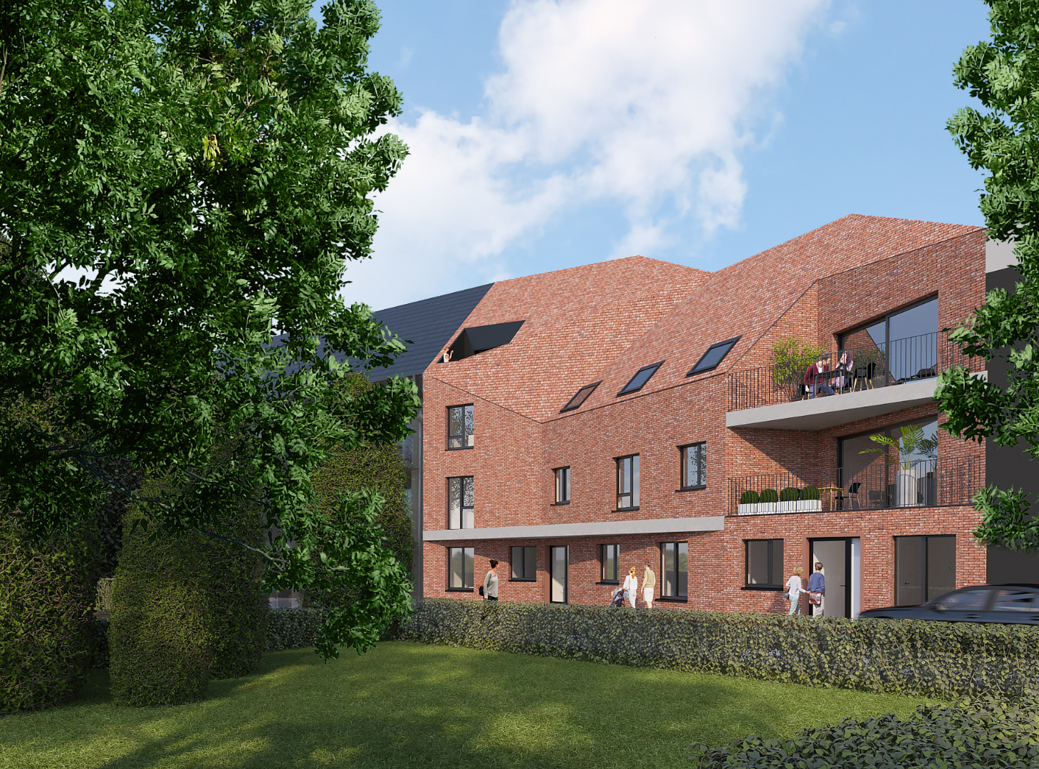 Nieuwbouwresidentie in centrum Gistel 