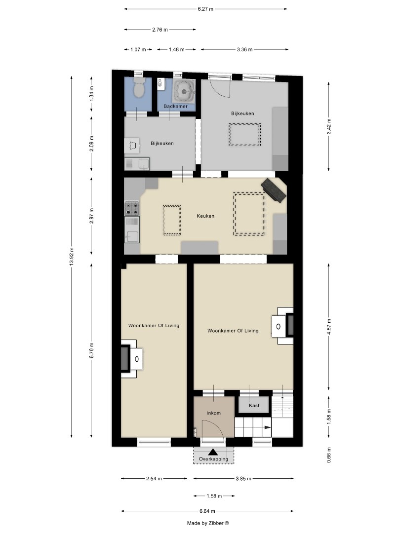 Woning met 3 slaapkamers in Kessel-Lo! - EPC 527 kWh/m² - bewoonbare opp. 147 m² 