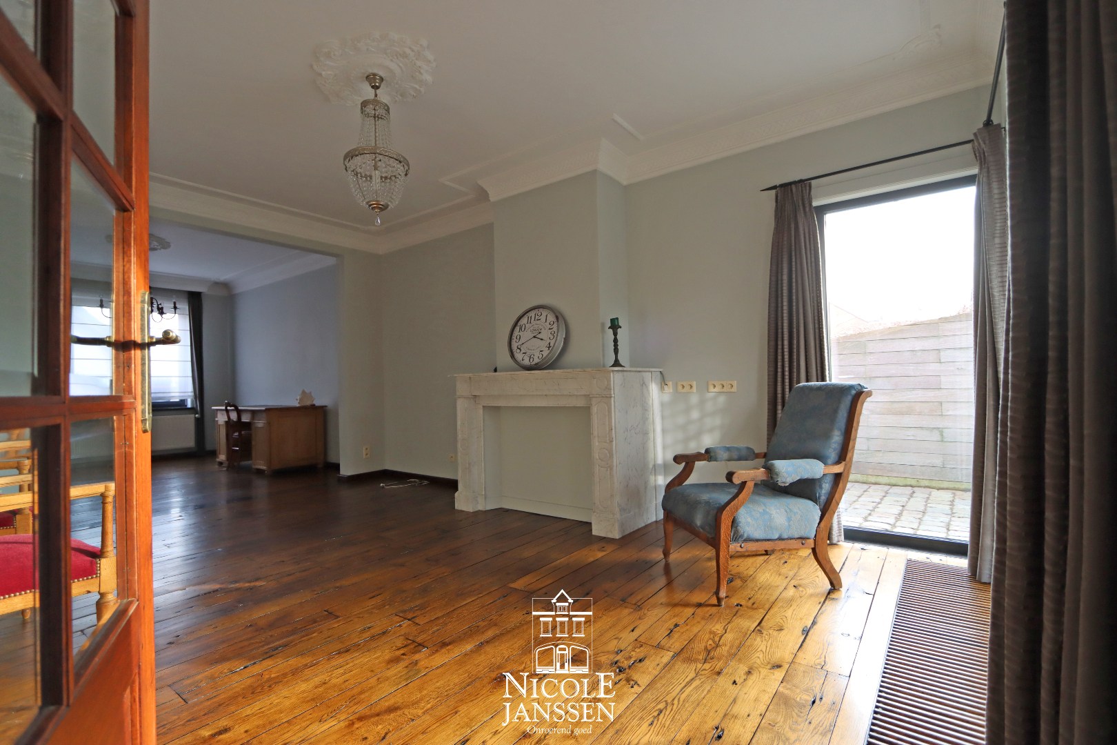 Rechtstreeks tuincontact via schuifraam 