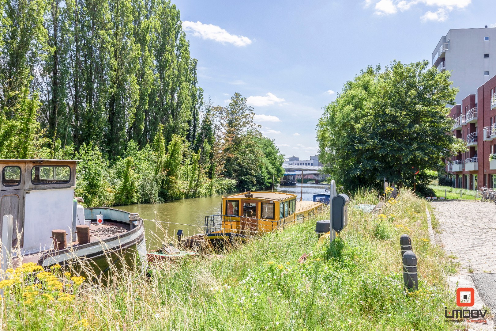 Appartement met 2 slaapkamers, optie garage en zicht op het water in Gent 