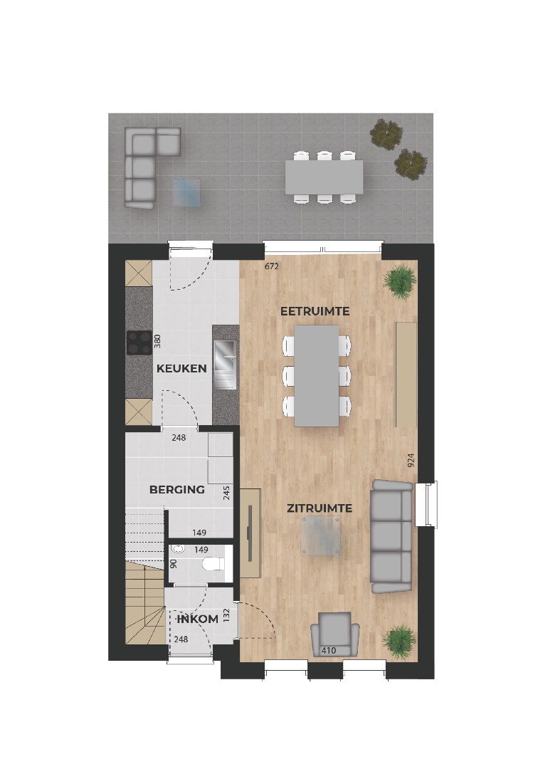 Halfvrijstaande BEN-woning in landelijke stijl op 3 a 82 ca (LOT 1). 