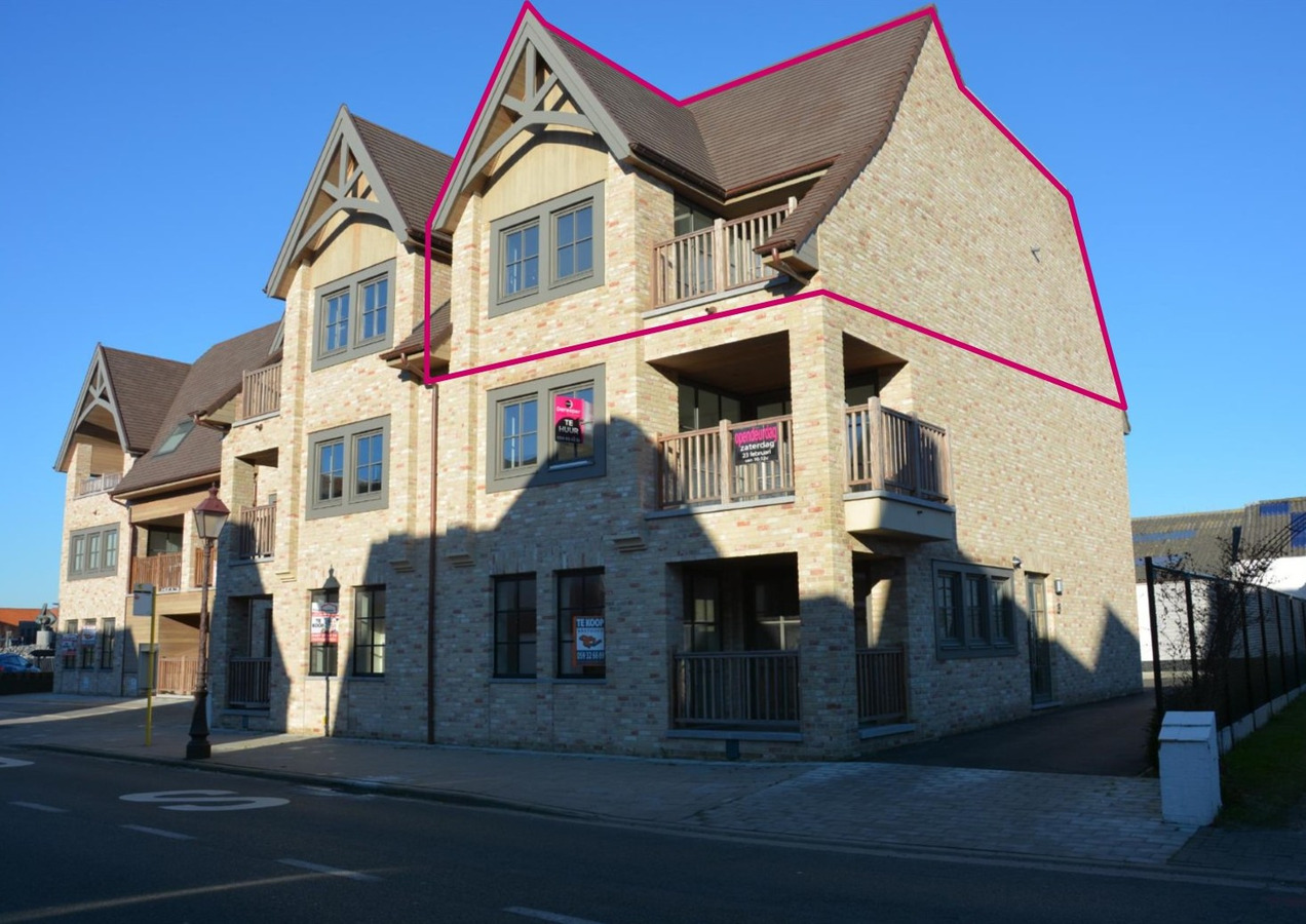 Nieuwbouwappartement met 2 slaapkamers te Westkerke 