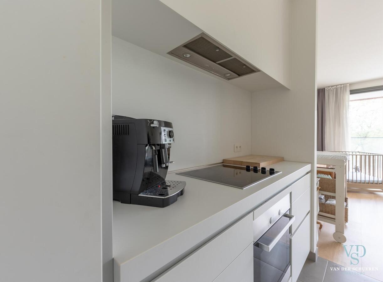 Hip, luxueus én ruim 1-slp-appartement. Met een uniek terras ! 