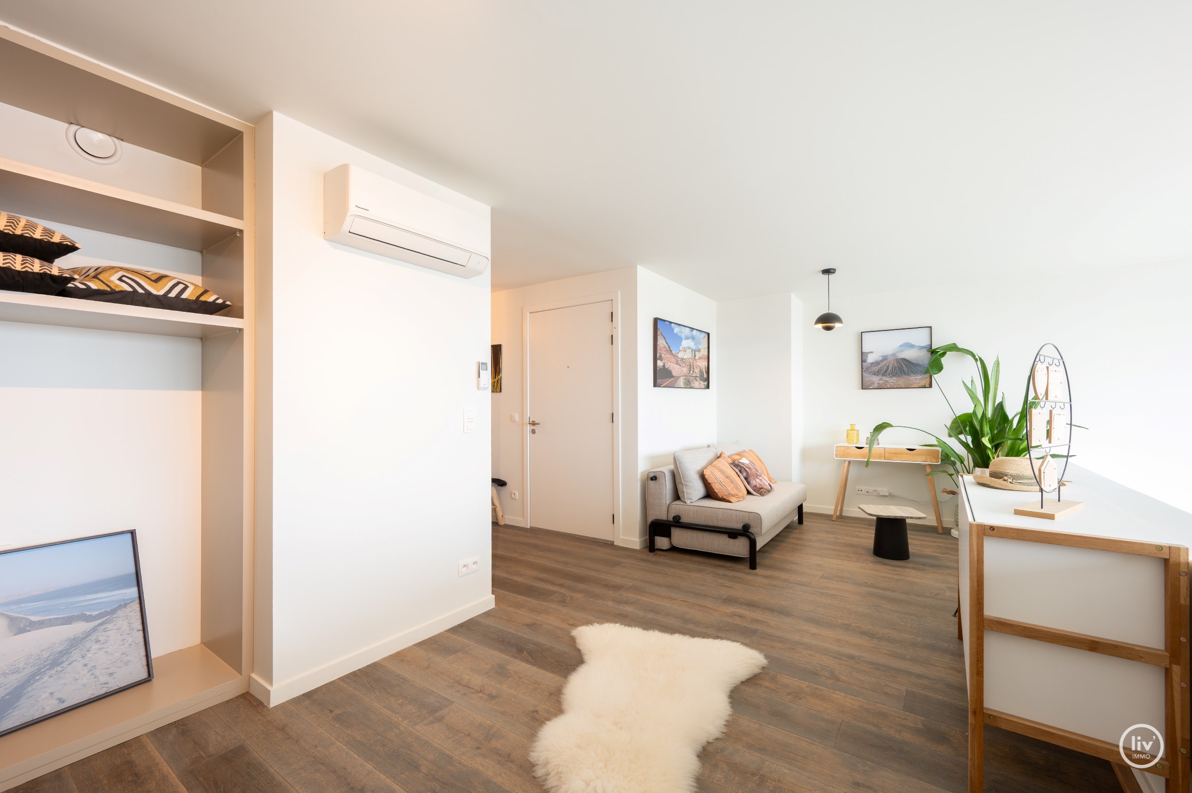 Luxueuze mezzanine van ca. 215 m² met open zichten op toplocatie in Duinbergen 