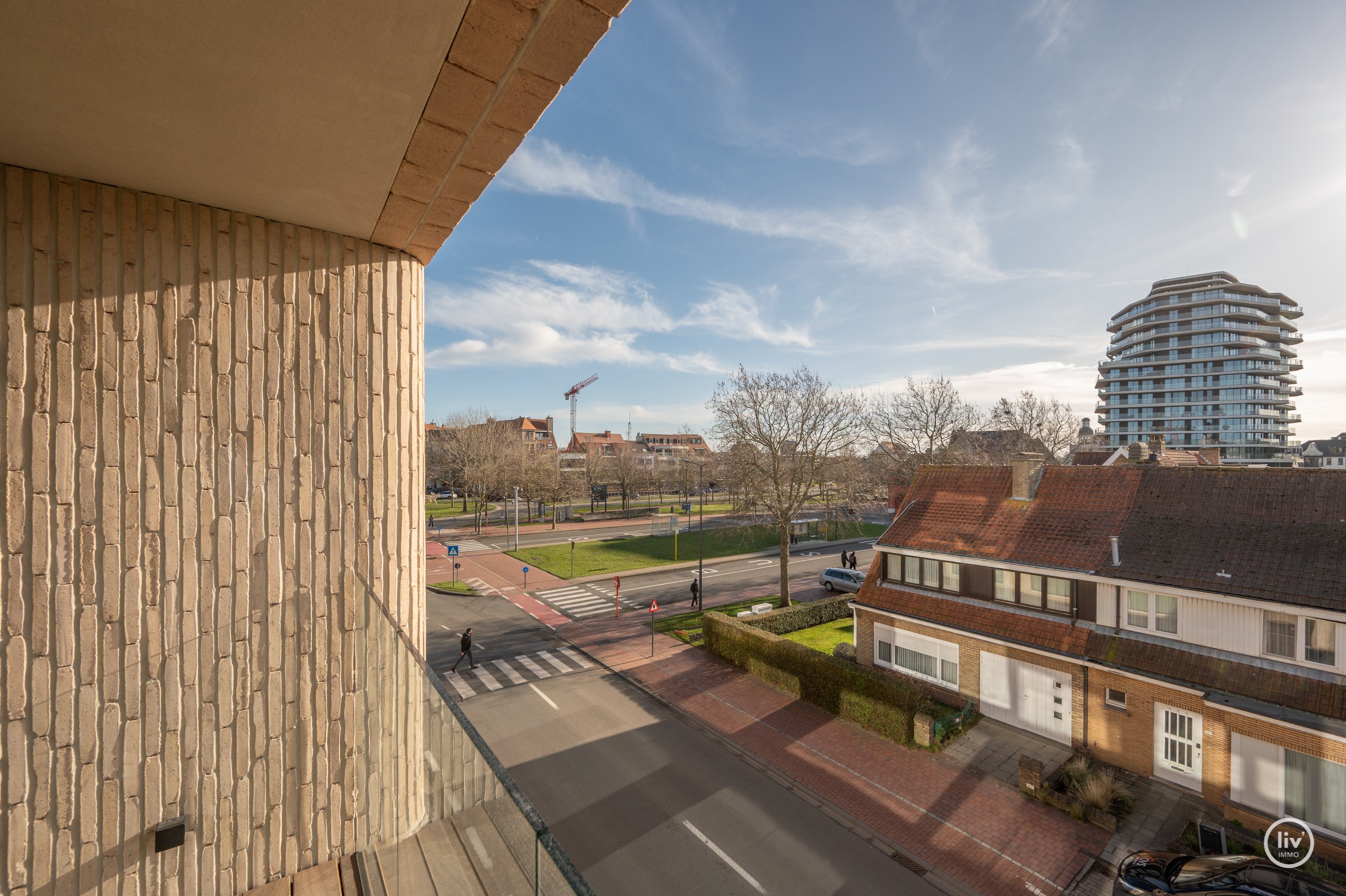 Centraal gelegen nieuwbouw-appartement in de residentie Maurice (met mogelijkheid tot aankoop van een inpandige autostaanplaats). 