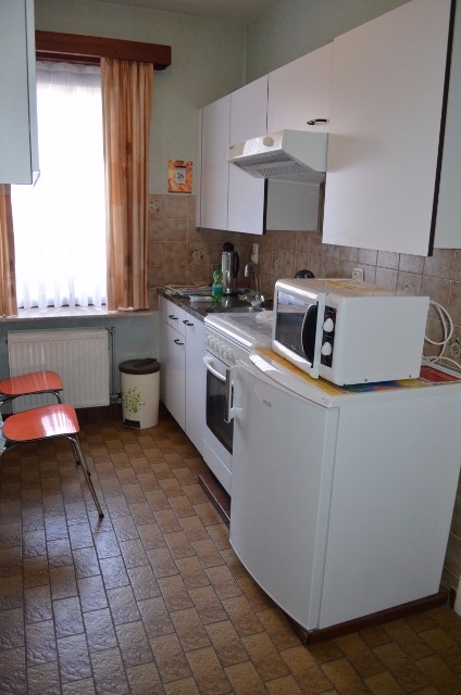 Gelijkvloers app met 2 slpks en garage te centrum Eeklo 