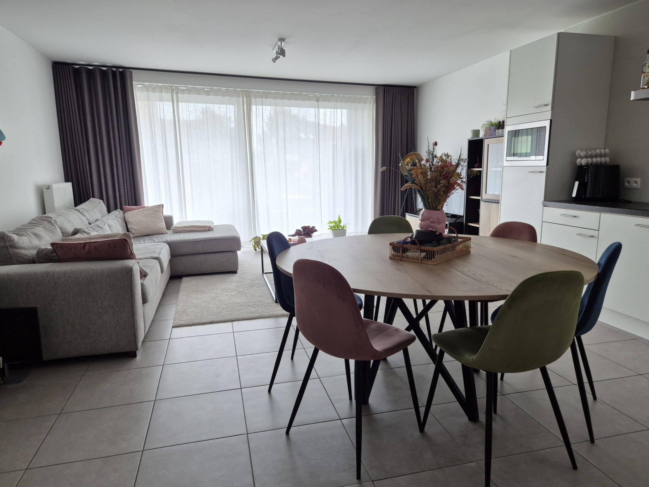 Appartement met 1 slaapkamer en terras. 