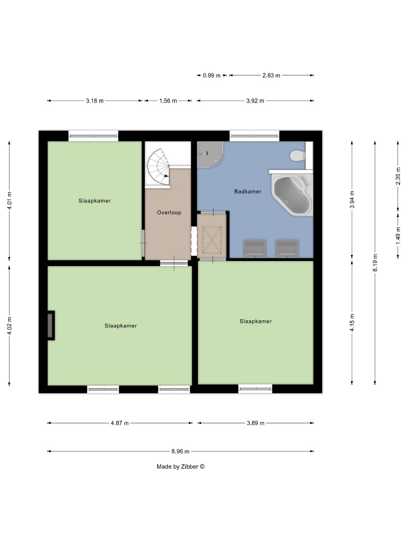 Woning met 3 ruime slaapkamers, bureau, tuin , kelder en zolder in Kessel-Lo! - EPC 198 kWh/m² - bewoonbare opp. 233 m² 