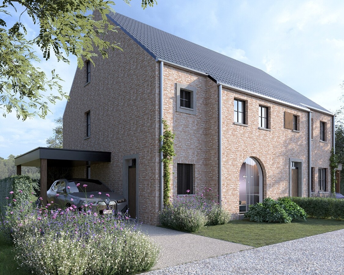 Halfvrijstaande nieuwbouwwoning op een perceel van 3a43ca op een rustige locatie te Neeroeteren! 