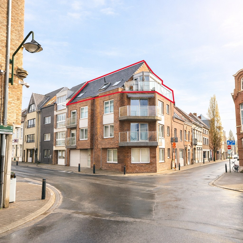 Instapklaar 2-skp appartement met zalig zonneterras, Torhout 