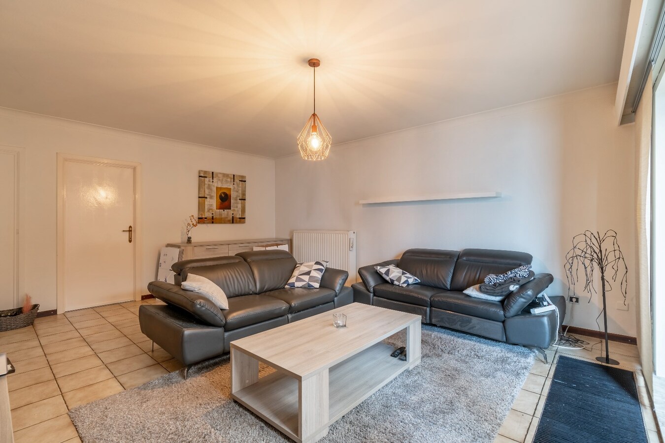 Gelijkvloers appartement met 1 slaapkamer 