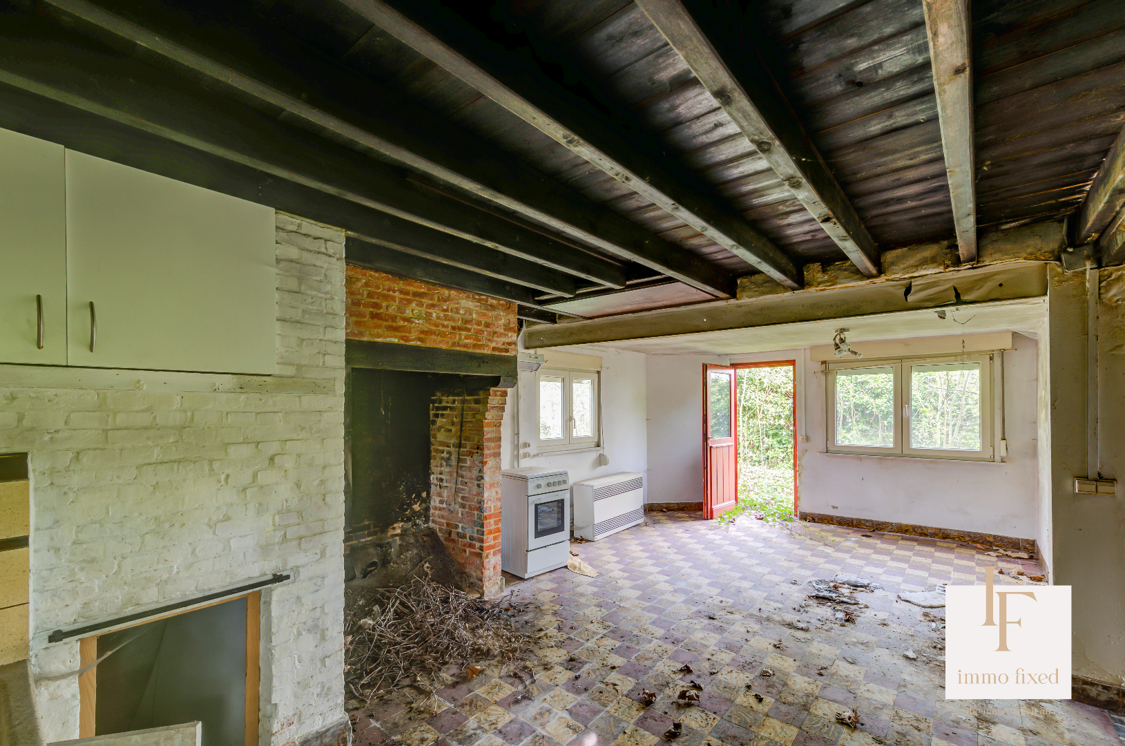 Af te breken woning op een perceel van 2804m2 te Halle-Zoersel. 