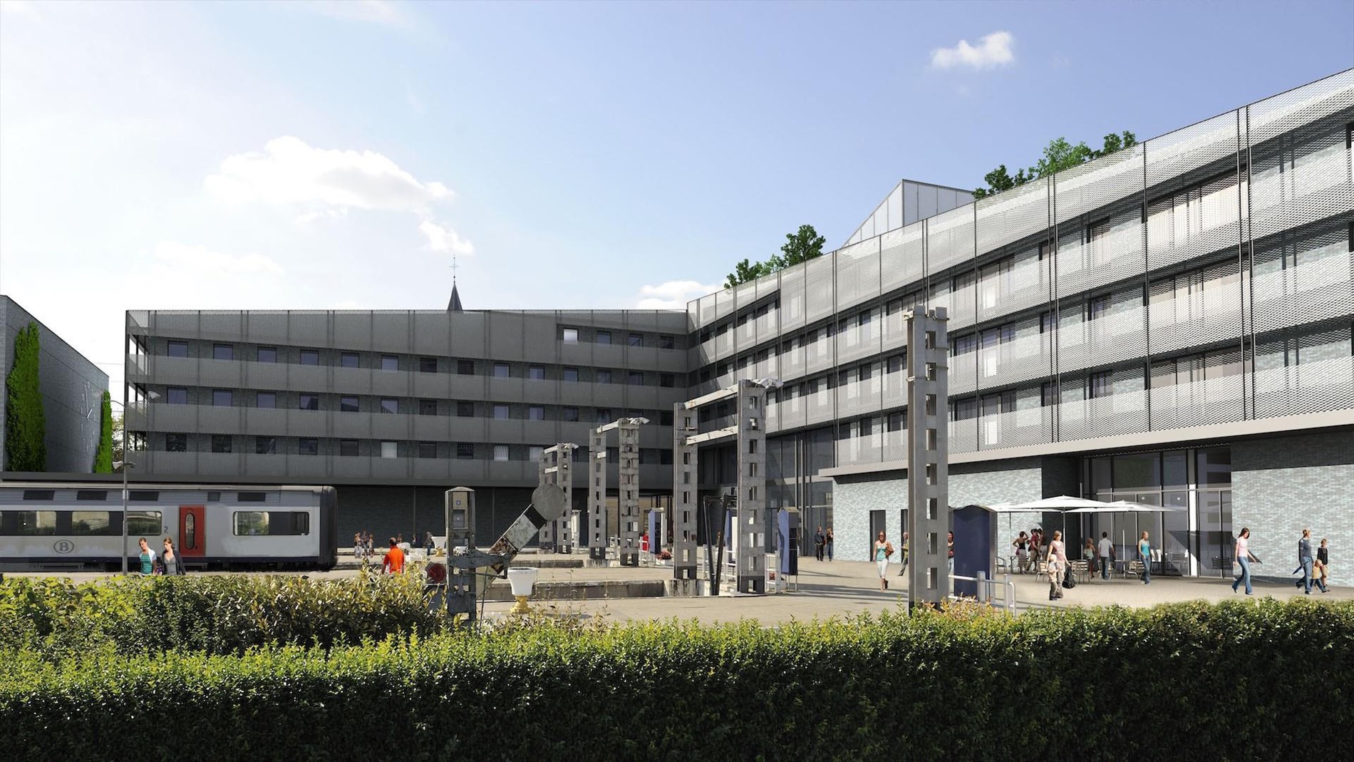Mooie hotelkamer in het Ibis-hotel te Blankenberge 