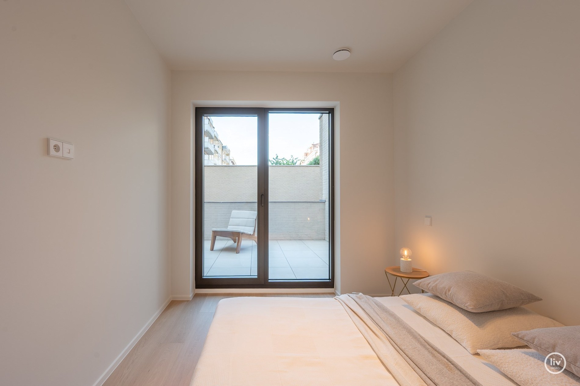 Appartement neuf exclusif avec trois chambres au cœur de Knokke. 