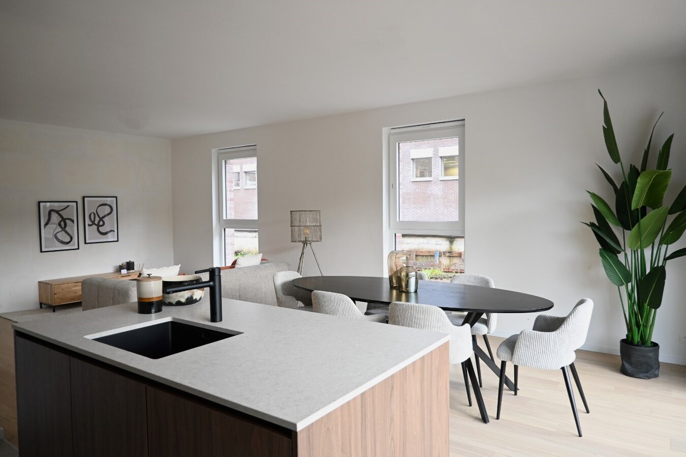 Praktisch 2 slpk-appartement in Gavere 