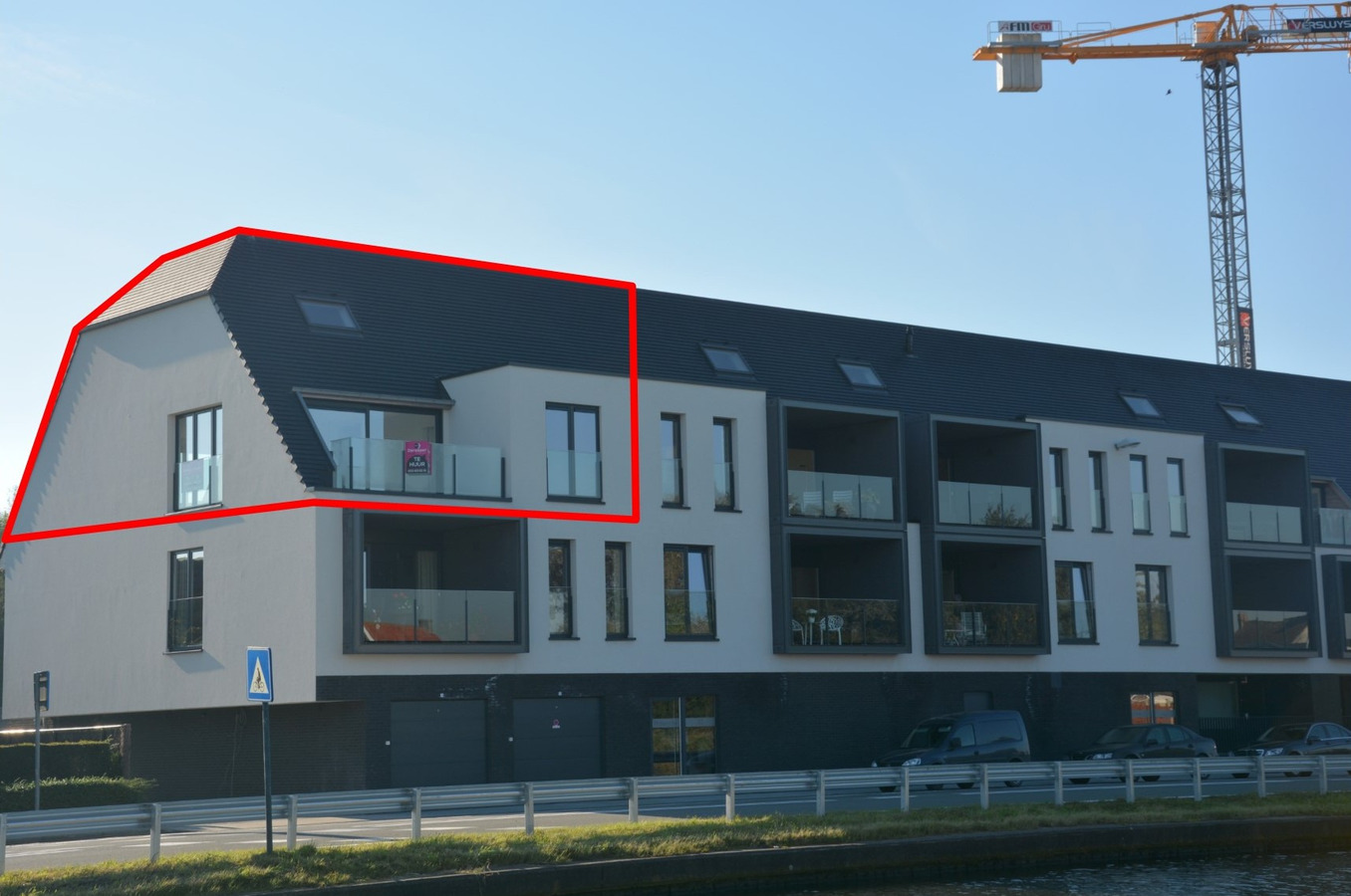 Prachtig duplexappartement  met 3 slaapkamers en grote terrassen 