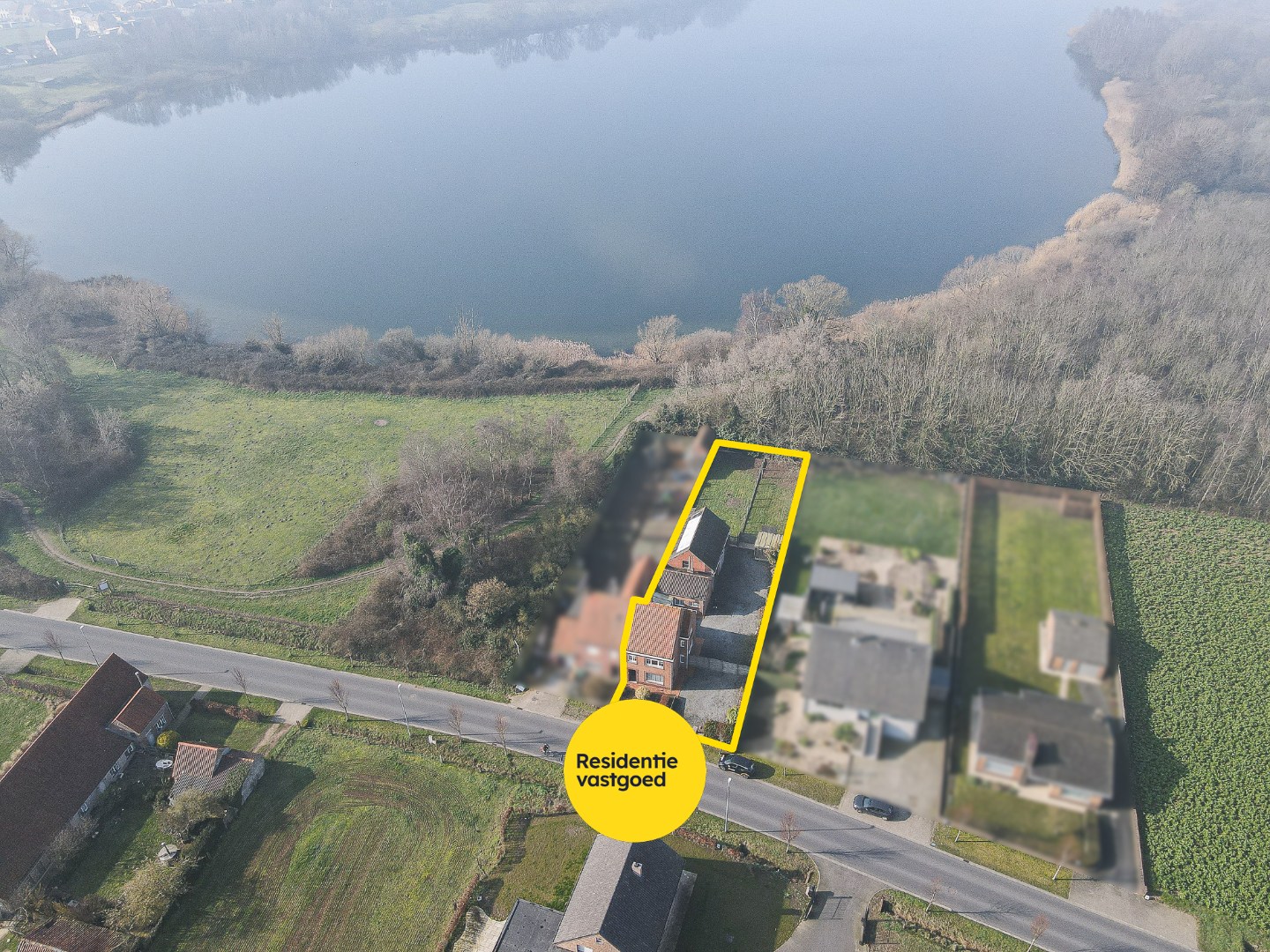 Te renoveren half-open bebouwing in Zerkegem 